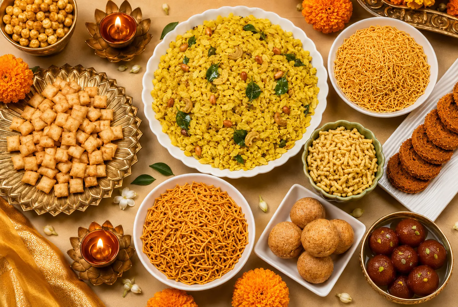 11 Most Popular Diwali Snacks, Namkeen and Farsan